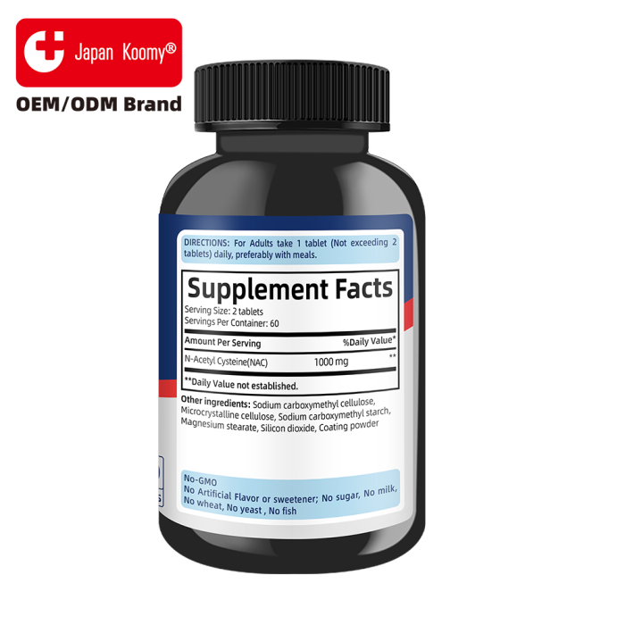 NAC-Tabletten, antioxidative Unterstützung der Leber und der Atemwege
